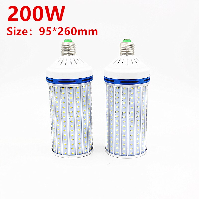 30W 60W 80W 100W 150W 200W 250W LED Corn Lamp E27 E26 B22 E39 E40 Light Bulb 110V 220V Aluminum For Warehouse Factory Basement