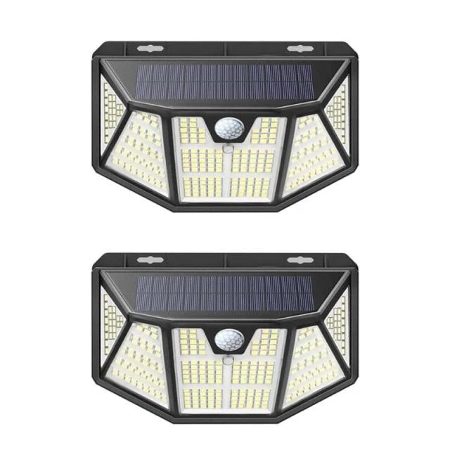 310 LED Solar Light Outdoor Waterproof Motion Sensor Solar Wall Light 310 LED Garden Yard Deck Garage Solar Security Flood Light